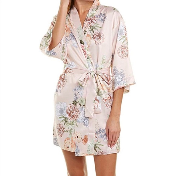Flora Nikrooz Robe Peach M/L New with Tag - Picture 1 of 12